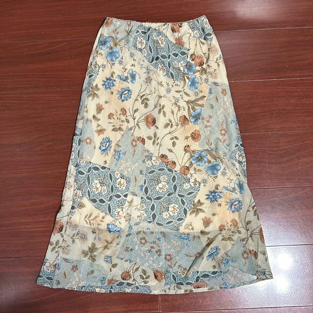 Floral Midi Skirt